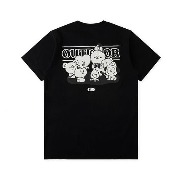 BT21公式グッズ＝ バンタン BTS 2021年春夏モデル 半袖Tシャツ