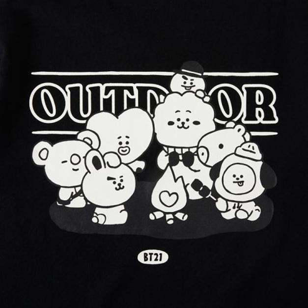 BT21公式グッズ＝ バンタン BTS 2021年春夏モデル 半袖Tシャツ
