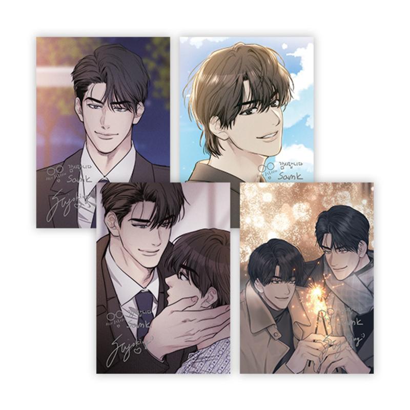 韓国漫画：公式グッズ) PAYBACK イラスト色紙セット(4種セット)｜韓国