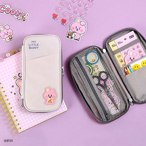 BT21公式グッズ＝ バンタン BTS シンプルだけど収納力MAX! P-ポケット