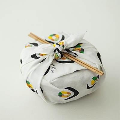 韓国雑貨 お弁当の包みやハンカチに キンパのポジャギ［可愛い］［かわいい］｜seoul4