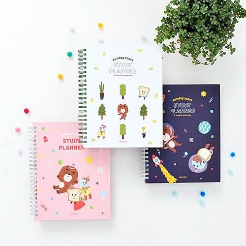 韓国雑貨 Jam Studio 落書き帳の様に自由にファニー Sunshine Mori Study Planner スタディプランナー 韓国 文房具 可愛い かわいい Tbt 韓国音楽専門ソウルライフレコード 通販 Yahoo ショッピング