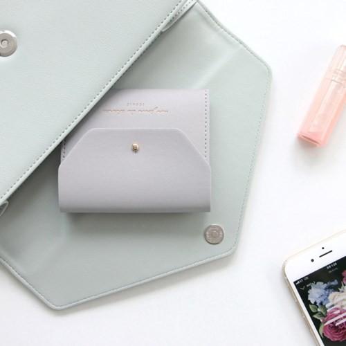 韓国雑貨 = Iconic 大人シンプルなお財布 SLIT HALF WALLET｜かわいい｜お土産｜ : 創業23周年 韓国音楽専門ソウル ...