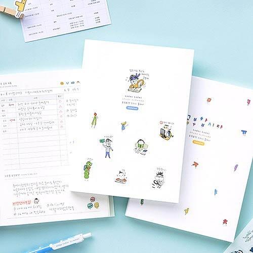 Off 韓国雑貨 落書きのような可愛さ Todac Study Planner スタディプランナー スタディープランナー 韓国文房具 可愛い かわいい Materialworldblog Com