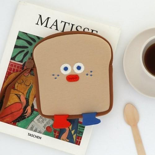 韓国雑貨 =Brunch Brother= ブランチブラザー トーストくんのポーチ(SMALL)｜かわいい｜お土産｜ |  | 01