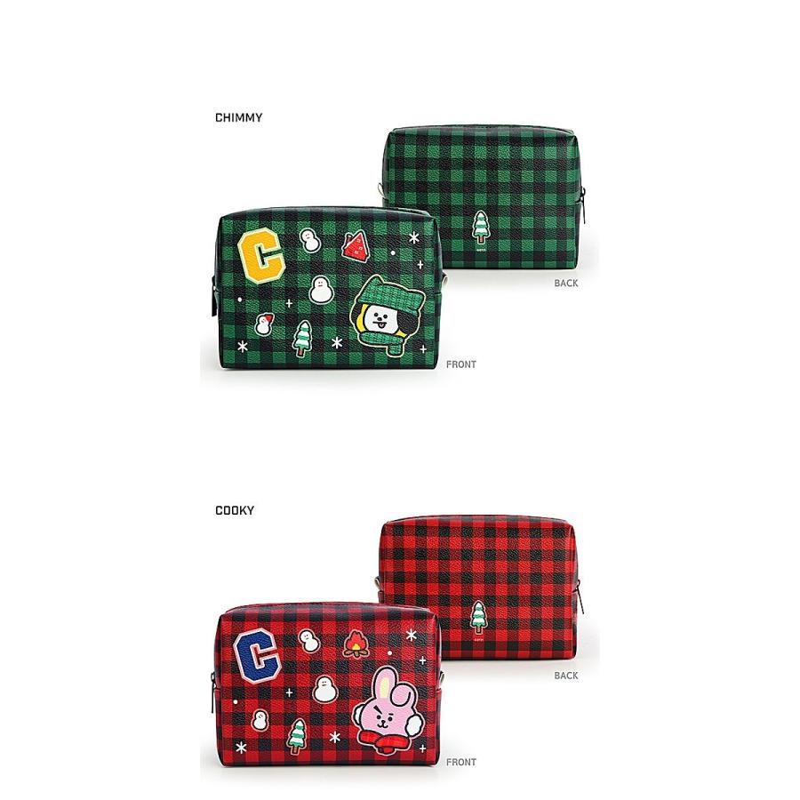 BT21公式グッズ＝ バンタン BTS ウィンターチェックのキャラクター