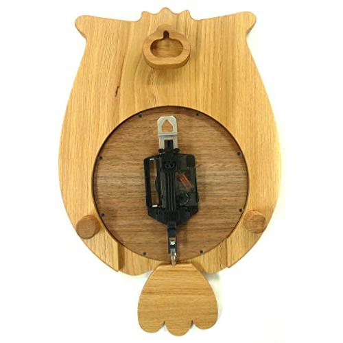 旭川家具 工房ペッカー ふくろう時計 F60 F60