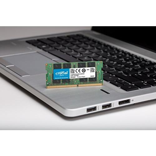 Crucial 32GB Kit (2 x 16GB) DDR4-2666 SODIMM CT2K16G48FD8266 32GB Kit DDR4 16GBx2 Dual