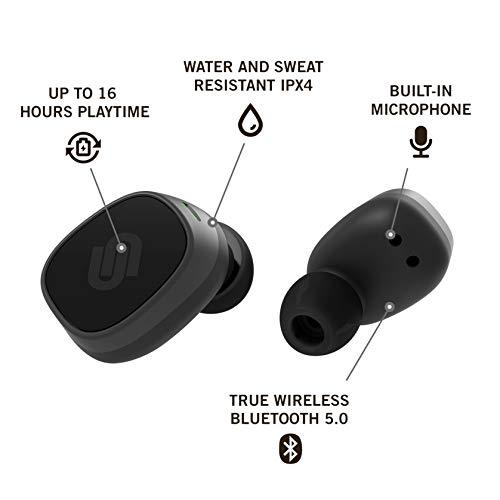 urbanista　Tokyo　ワイヤレス　マイク内蔵　Bluetooth5.0　イヤホン　IPX4規格耐水性　ハンズフリー通話　（黒）