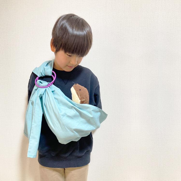 日本製 人形用抱っこ紐 ごっこ遊び用 幼児用 ぬいぐるみ用おんぶ紐