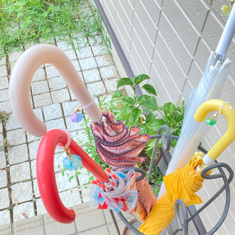 アンブレラマーカー アンブレラネームタグ 傘ネームタグ 傘マーカー チャーム 通学グッズ プレート 傘アクセサリー 22z13sept