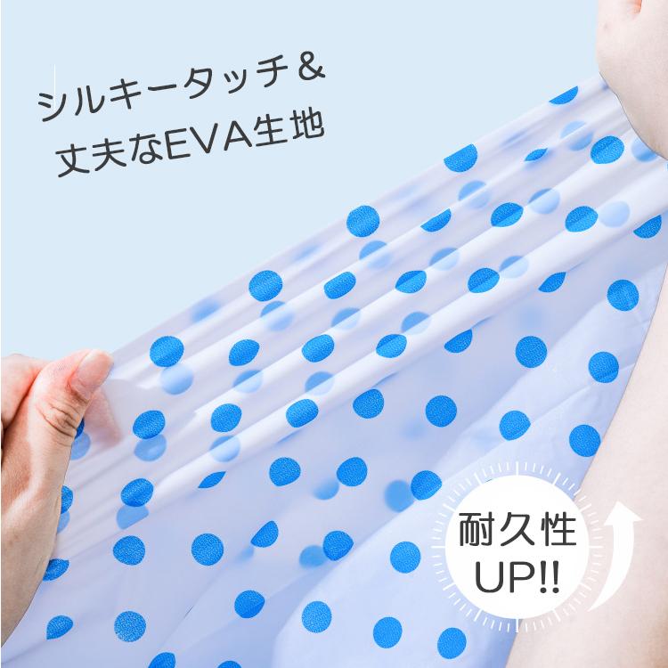 キッズレインコート 合羽 雨合羽 カッパ 水玉 ドット柄 レッド ブルー
