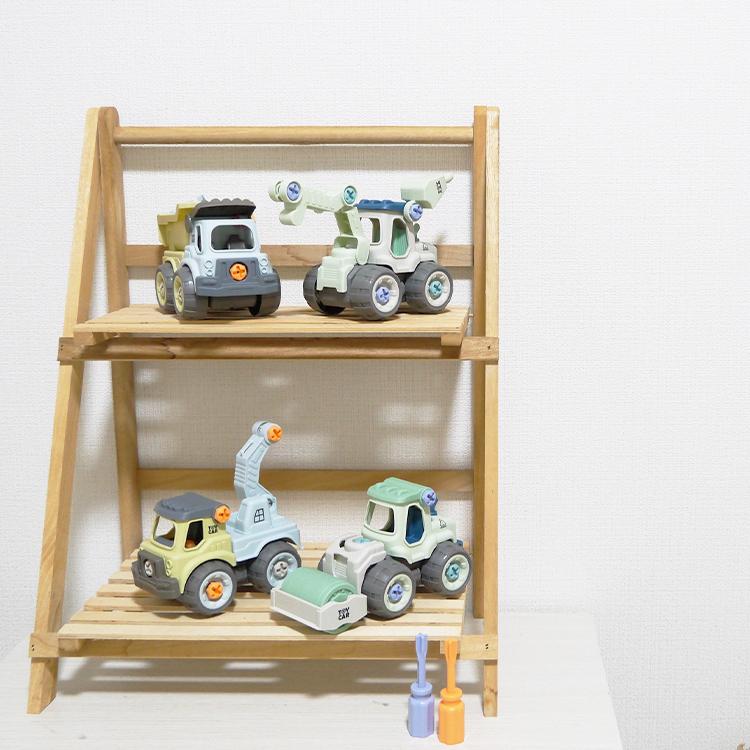DIYトイカーズ 2種セット 車 ミニカー セット はたらくくるま はたらく