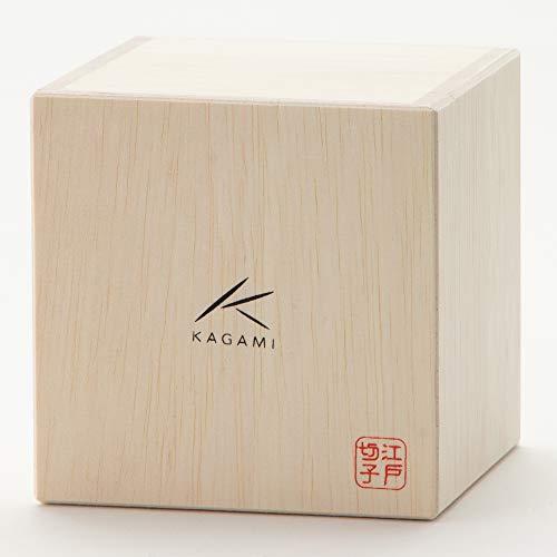 カガミクリスタル(Kagami) 冷酒杯 紫陽花 青 80cc 江戸切子 伝統工芸士鍋谷聰 T535-2684CCB 