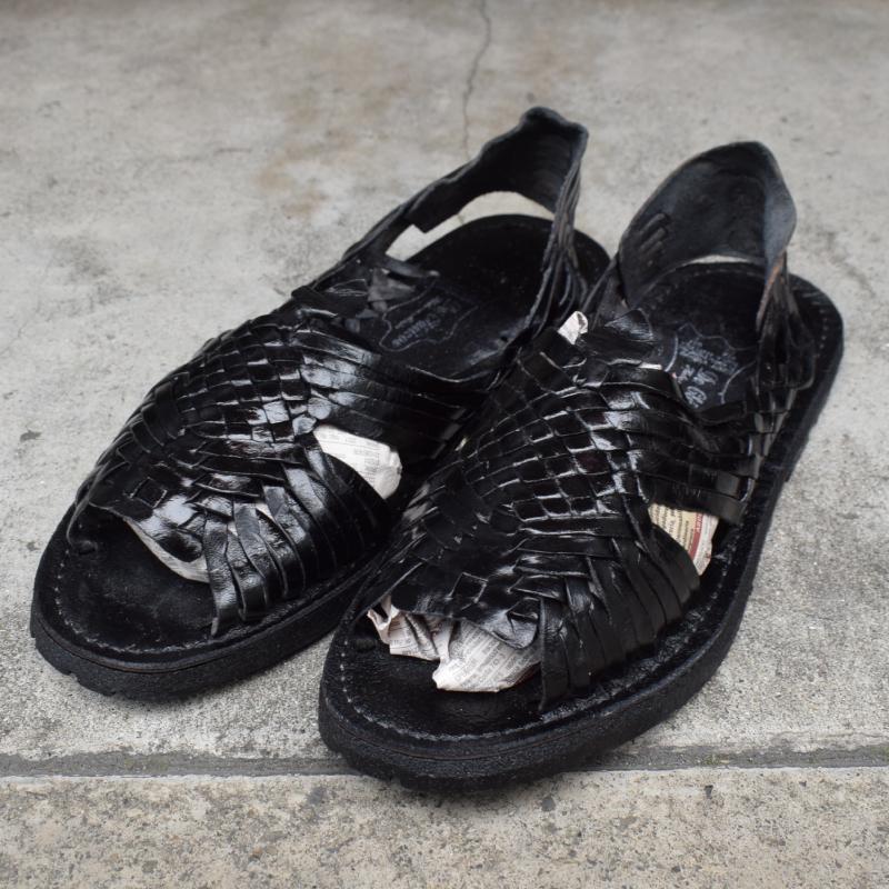 black mexican huaraches