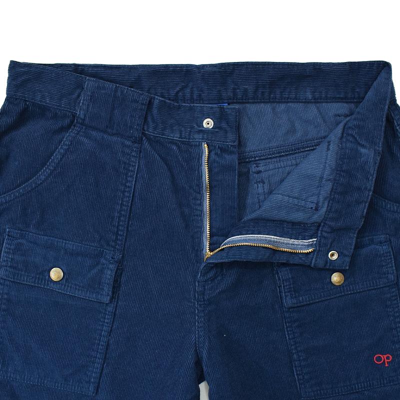 70s~ocean pacific コーデュロイパンツ ネイビー Ocean Pacific（オーシャンパシフィック） CORDUROY BUSH SHORT PANTS