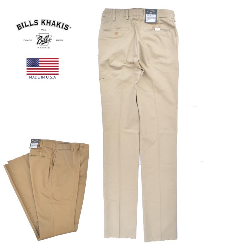 BILLS KHAKIS(ビルズカーキ) 【MADE IN U.S.A】M3 STRAIGHT FIT CHINO TROUSER(アメリカ製 ストレートフィット チノパン) 8.5oz