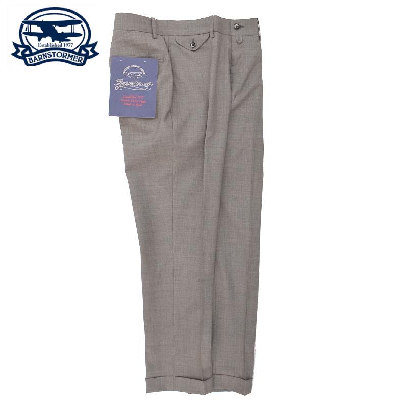 バーンストーマー サマーウールトロピカルトラウザー 1250P Sサイズ 未使用 BARNSTORMER(バーンストーマー) 1250P SUMMER WOOL TROPICAL TROUSER