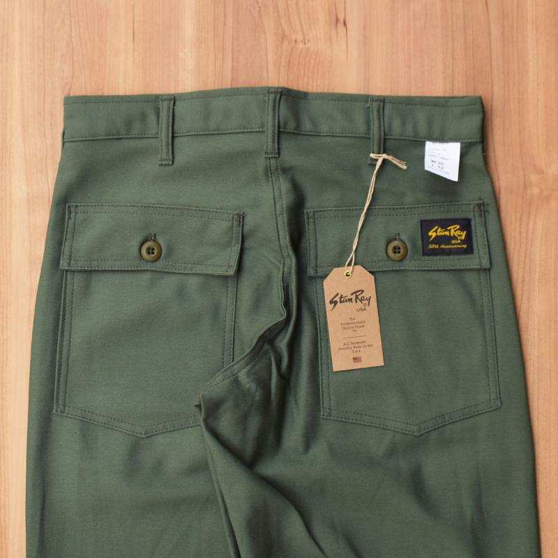 STANRAY(スタンレー/スタンレイ) 【MADE IN U.S.A】 4 POCKET FATIGUE PANTS(アメリカ製 ファティーグパンツ) BAKER PANTS(ベイカーパンツ) OLIVE｜septis｜02