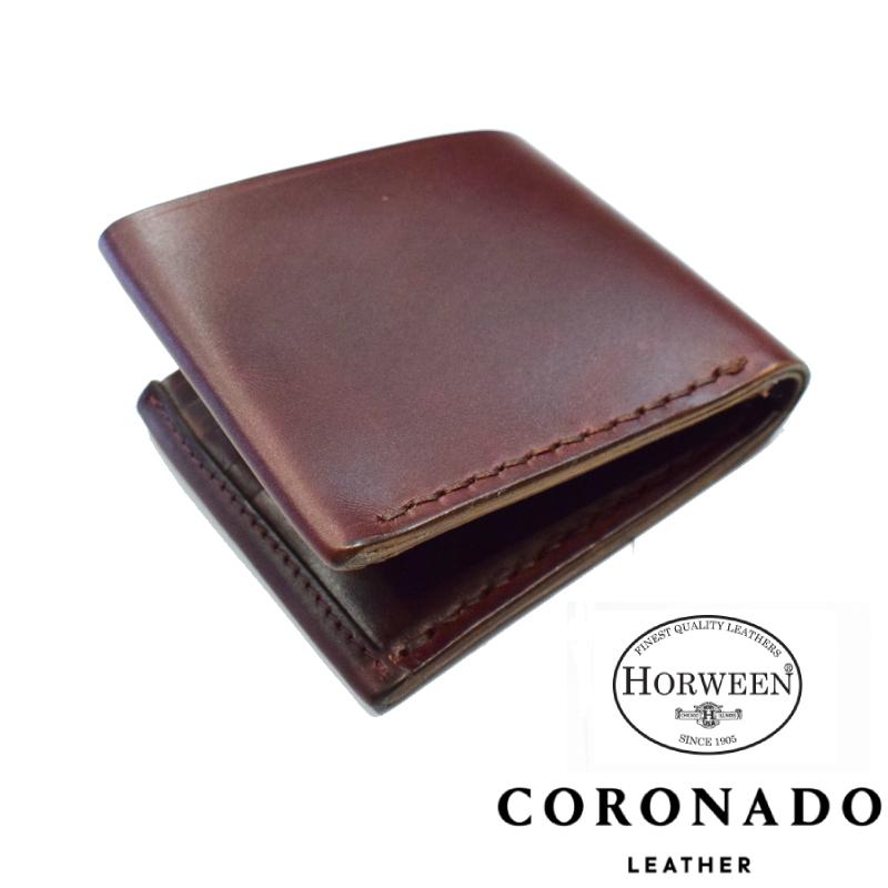 CORONADO LEATHER(コロナドレザー)【MADE IN U.S.A】(アメリカ製) HORWEEN CHROMEXCEL LEATHER / HORSE HIDE(クロームエクセルレザー ホースハイド) BURGUNDY｜septis