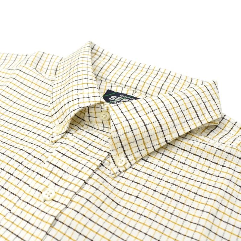 【2 COLORS】SEPTIS ORIGINAL(セプティズオリジナル) L/S B/D IVY SHIRTS(オリジナルアイビーシャツ 長袖ボタンダウンシャツ) OXFORD TATTERSALL CHECK｜septis｜07