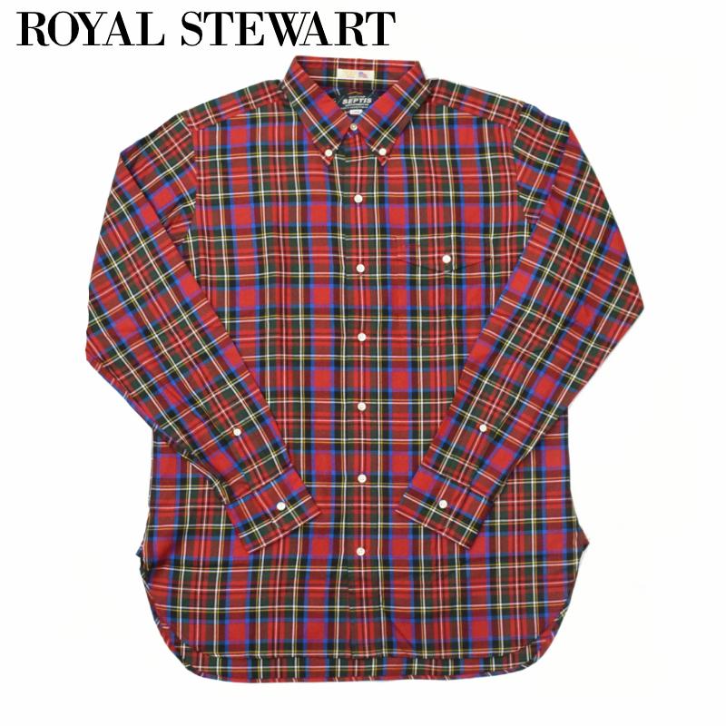 【2 COLORS】SEPTIS ORIGINAL(セプティズオリジナル) L/S B/D IVY SHIRTS(オリジナルアイビーシャツ 長袖ボタンダウンシャツ) TARTAN CHECK ROBERT KAUFMAN｜septis｜02