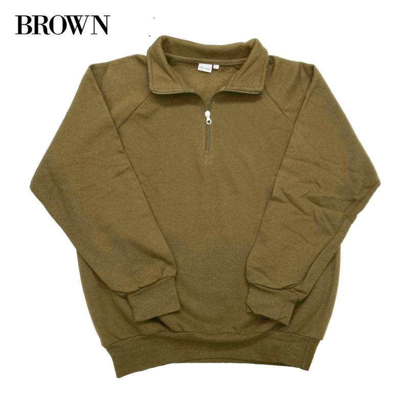 VESTI(ヴェスティ) 【MADE IN ITALY】 HALFZIP SWEAT SHIRTS(ハーフ