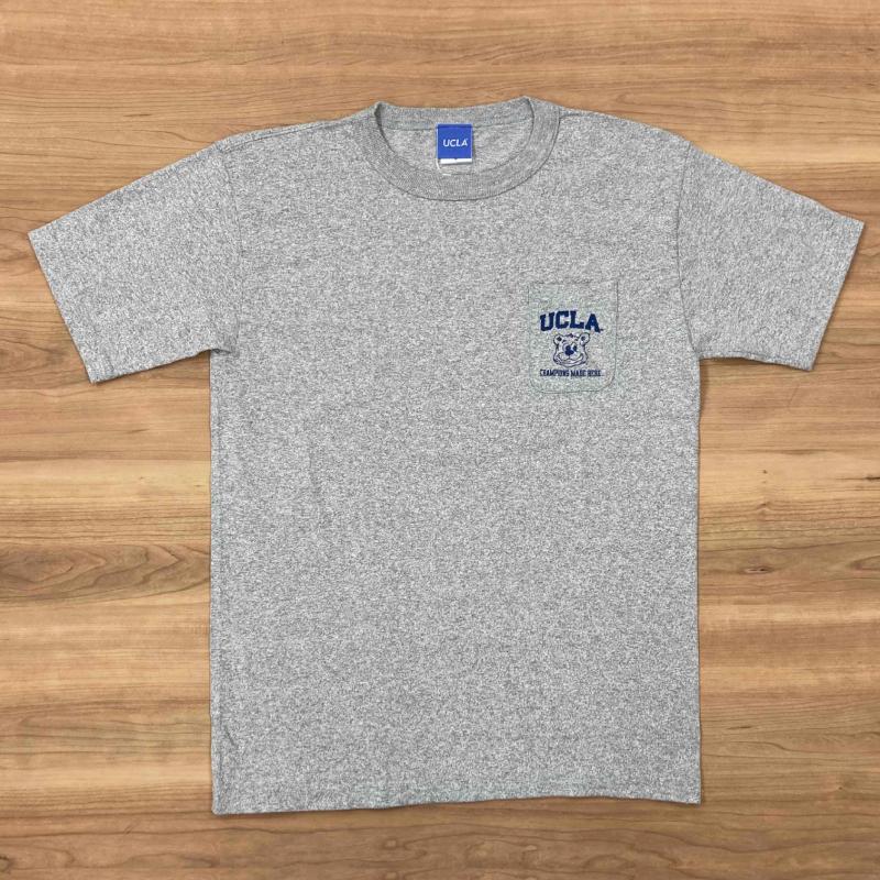 Amazon UCLA ユーシーエルエー オフィシャルライセンスTシャツ UCLA T-SHIRTS カレッジプリント 半袖 WHITE L size Tシャツ・カットソー 通販