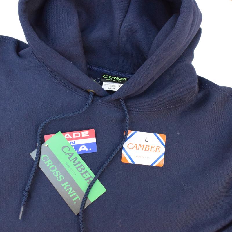 CAMBER キャンバー アメリカ製 CROSSKNIT PULLOVER PARKA クロスニットプルオーバーパーカー XL WHITE MADE IN USA 裏起毛 スウェット トップス【中古】【CAMBER】 CAMBER（キャンバー） 【MADE IN U.S.A】 