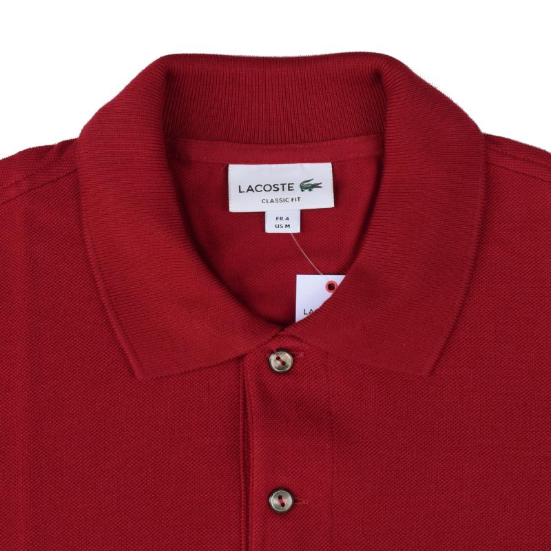 FRANCE LACOSTE(直輸入フランスラコステ) #L1212 S/S PIQUE POLOSHIRTS(半袖 鹿の子 ポロシャツ) BORDEUX(476)_1