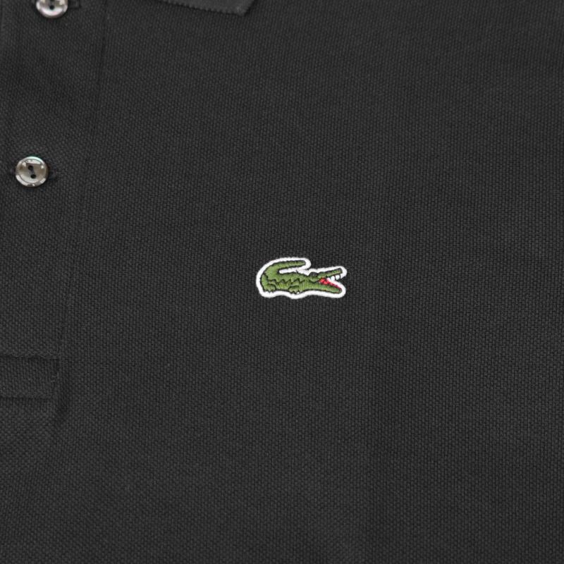 FRANCE LACOSTE(直輸入フランスラコステ) #L1212 S/S PIQUE POLOSHIRTS(半袖 鹿の子 ポロシャツ) BLACK(031)_2