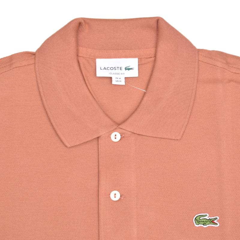 FRANCE LACOSTE(直輸入フランスラコステ) #L1212 S/S PIQUE POLOSHIRTS(半袖 鹿の子 ポロシャツ) MARRON CLAIR(I1K)_1