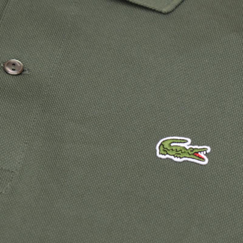 FRANCE LACOSTE(直輸入フランスラコステ) #L1212 S/S PIQUE POLOSHIRTS(半袖 鹿の子 ポロシャツ) VERT KHAKI(HCF)_2