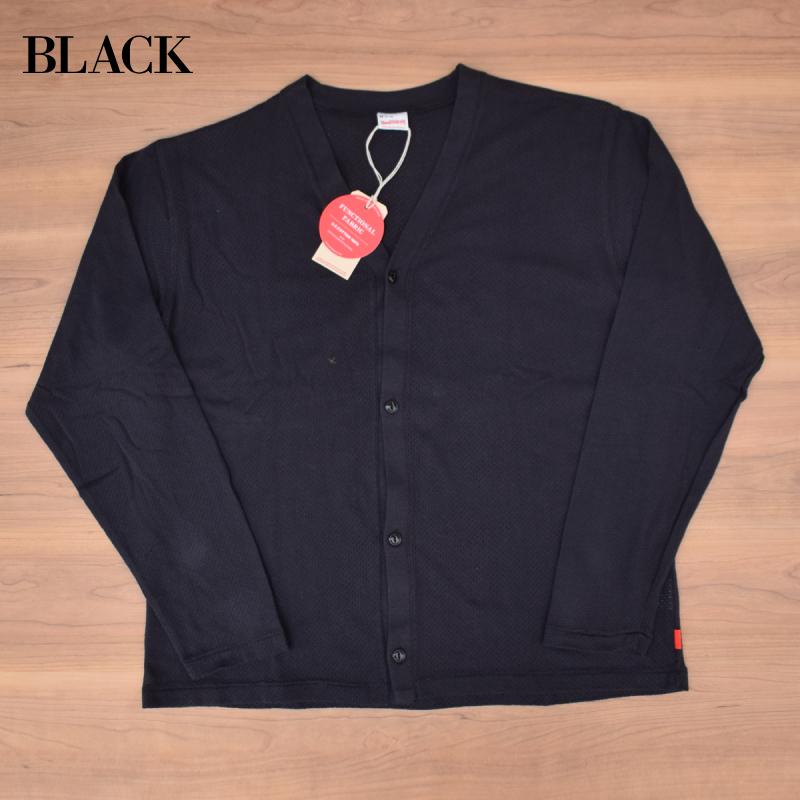 HEALTH KNIT(ヘルスニット) U.S.COTTON MESH CARDIGAN (USコットン 