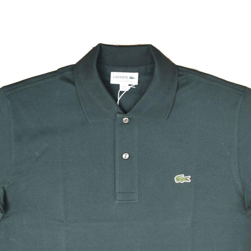 FRANCE LACOSTE(直輸入フランスラコステ) #L1212 S/S PIQUE POLOSHIRTS(半袖 鹿の子 ポロシャツ) LINNEE (DK.GREEN) (AFK)_1