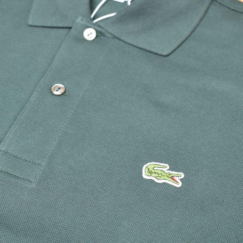 FRANCE LACOSTE(直輸入フランスラコステ) #L1212 S/S PIQUE POLOSHIRTS(半袖 鹿の子 ポロシャツ) LINNEE (DK.GREEN) (AFK)_2