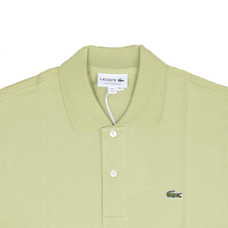 FRANCE LACOSTE(直輸入フランスラコステ) #L1212 S/S PIQUE POLOSHIRTS(半袖 鹿の子 ポロシャツ) BOULEAU (LIME) (UYB)_1