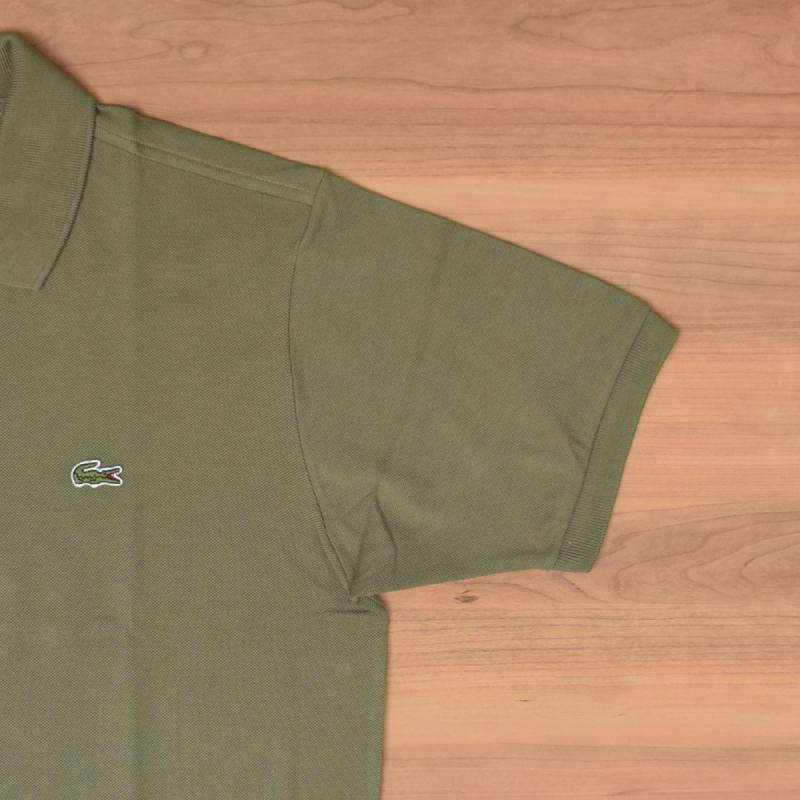 FRANCE LACOSTE(直輸入フランスラコステ) #L1212 S/S PIQUE POLOSHIRTS(半袖 鹿の子 ポロシャツ) VERT KAKI(KHAKI OLIVE) (BMY)_2