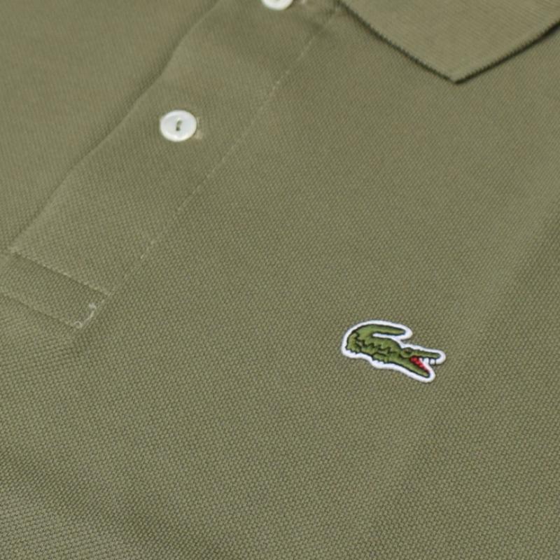 FRANCE LACOSTE(直輸入フランスラコステ) #L1212 S/S PIQUE POLOSHIRTS(半袖 鹿の子 ポロシャツ) VERT KAKI(KHAKI OLIVE) (BMY)_4