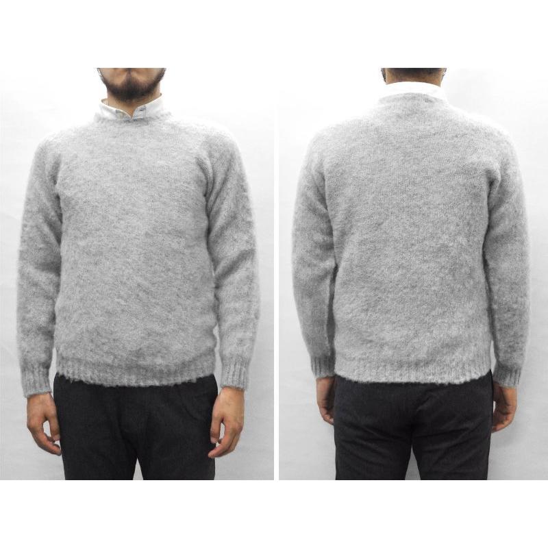 PETER BLANCE(ピーターバランス/ブランス) 【made in SCOTLAND】SHETLAND CREWNECK SWEATER(シェットランドクルーネックセーター) SHAGGY DOG "シャギードッグ"｜septis｜05