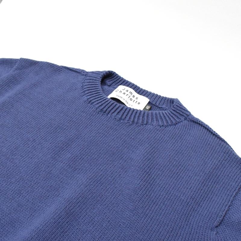 JAMES CHARLOTTE(ジェームスシャルロット) × SEPTIS【MADE IN ENGLAND】 CREW NECK COTTON SWEATER(イギリス製 クルーネック コットン セーター)｜septis｜18