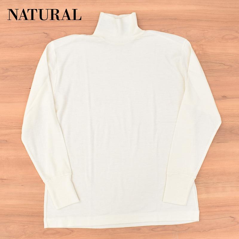 gicipi（ジチピ） 【MADE IN ITALY】 WOOL/SILK SOFT TURTLE NECK