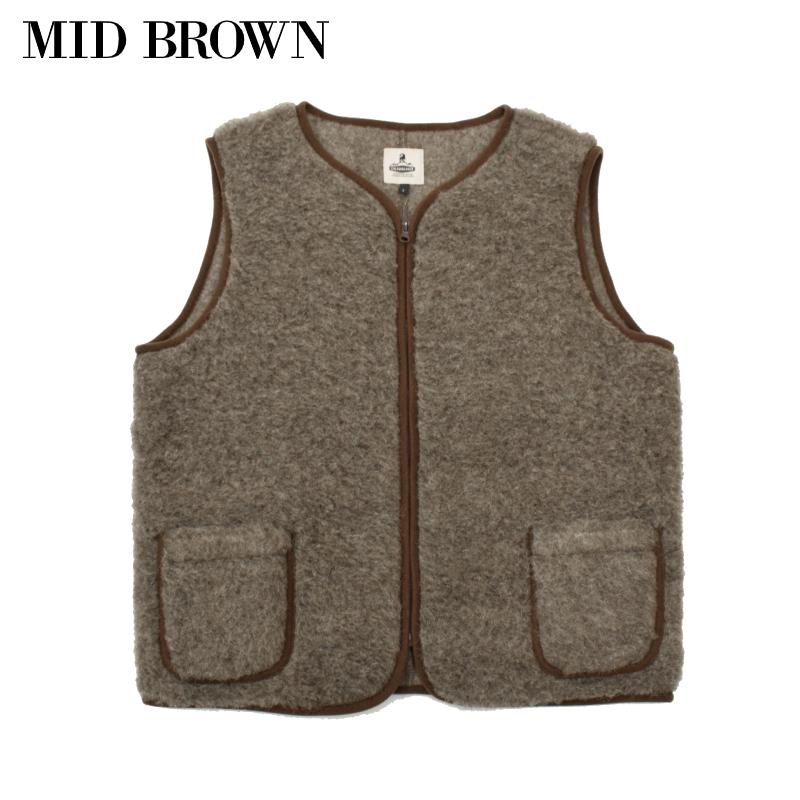 COLDBREAKER (コールドブレーカー) ZIP WOOL PILE VEST(ジップ COLDBREAKER (コールドブレーカー) ZIP WOOL PILE VEST(ジップ