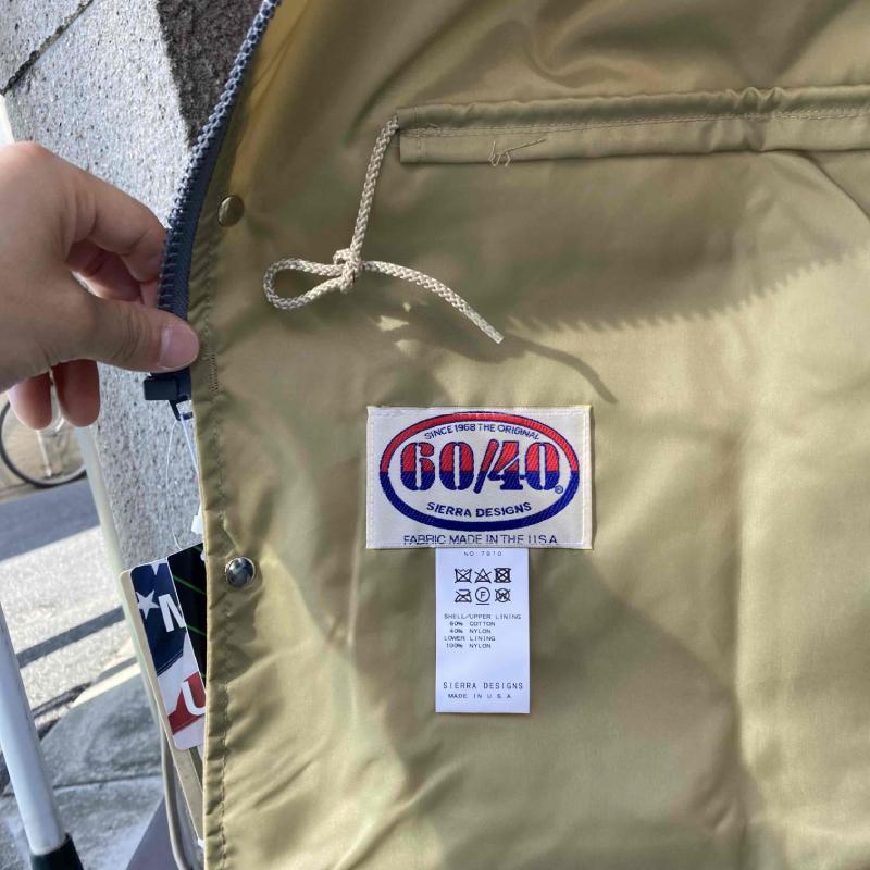 SIERRA DESIGNS(シェラデザイン)【MADE IN U.S.A.】 MOUNTAIN PARKA(アメリカ製 マウンテンパーカ) 60/40(ロクヨンクロス) VINTAGE TAN/NAVY｜septis｜10