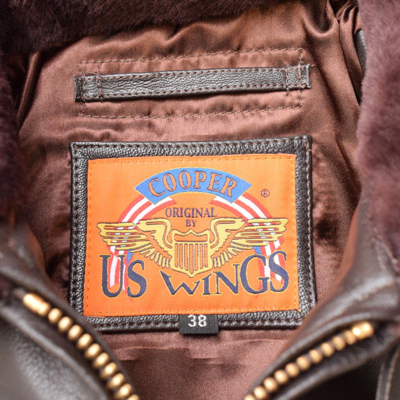 COOPER ORIGINAL by U.S.WINGS(クーパーオリジナルバイユーエスウィングス)【MADE IN U.S.A】GOAT LEATHER G-1 FLIGHT JACKET / LEATHER JACKETの画像