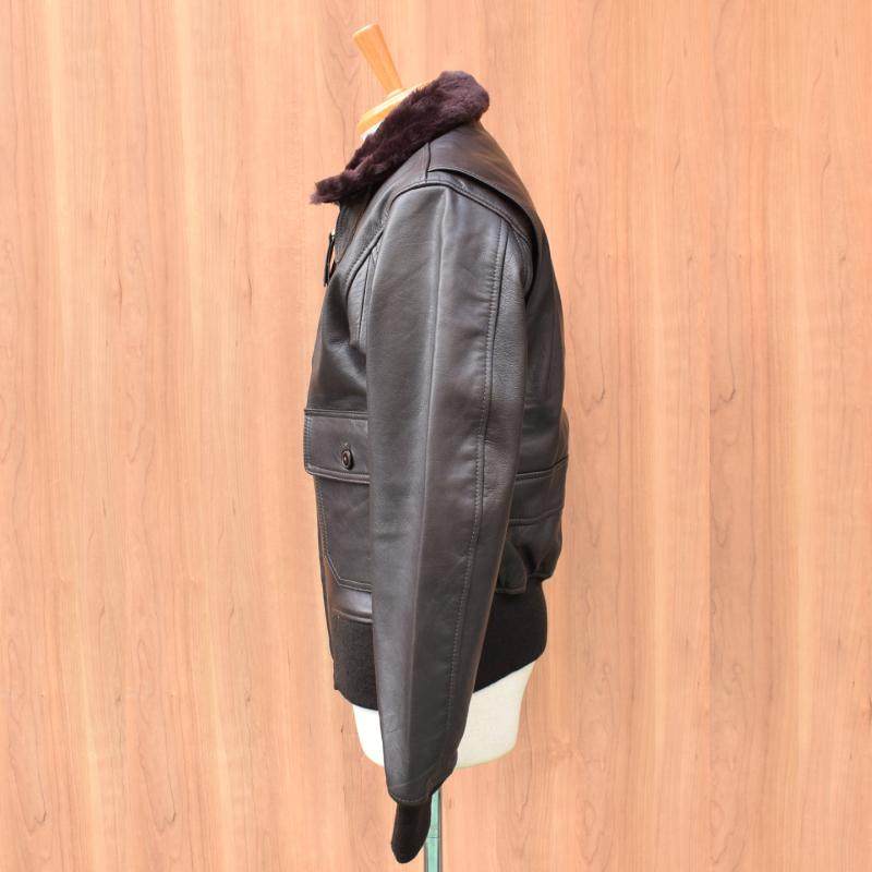 COOPER ORIGINAL by U.S.WINGS(クーパーオリジナルバイユーエスウィングス)【MADE IN U.S.A】GOAT LEATHER G-1 FLIGHT JACKET / LEATHER JACKETの画像