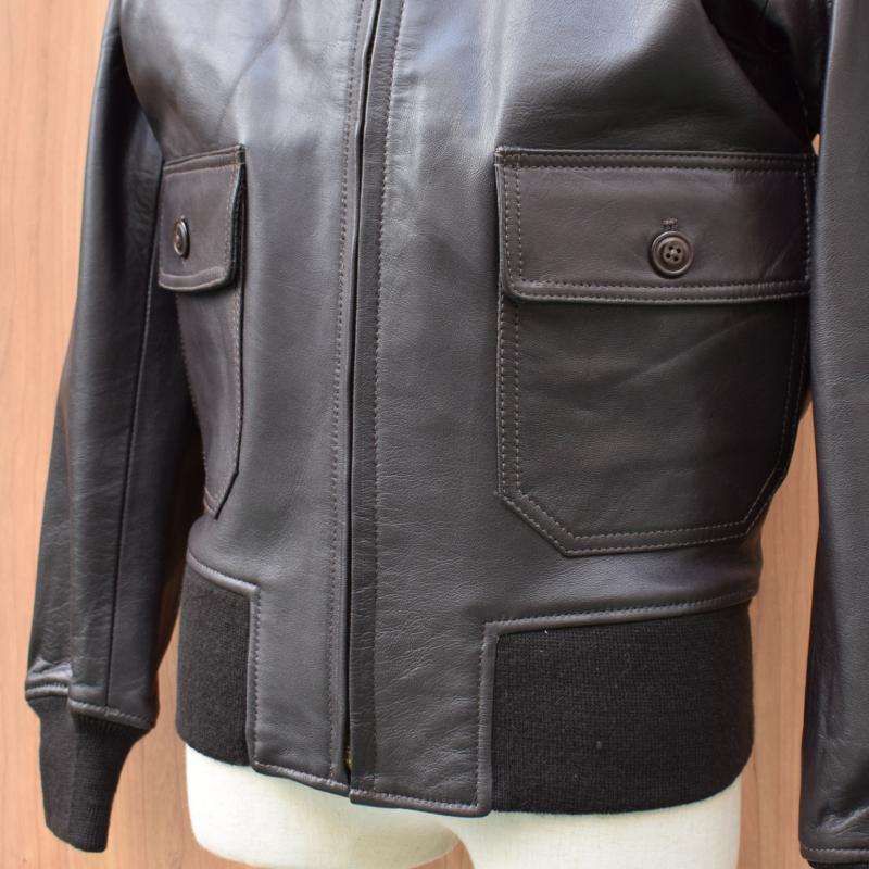 COOPER ORIGINAL by U.S.WINGS(クーパーオリジナルバイユーエスウィングス)【MADE IN U.S.A】GOAT LEATHER G-1 FLIGHT JACKET / LEATHER JACKETの画像