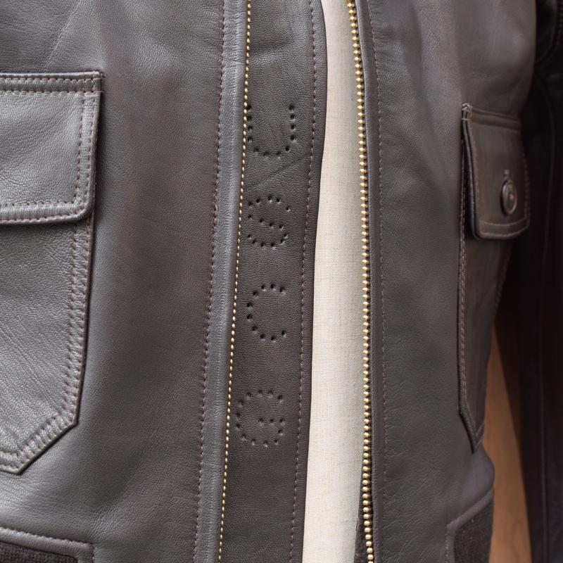 COOPER ORIGINAL by U.S.WINGS(クーパーオリジナルバイユーエスウィングス)【MADE IN U.S.A】GOAT LEATHER G-1 FLIGHT JACKET / LEATHER JACKETの画像