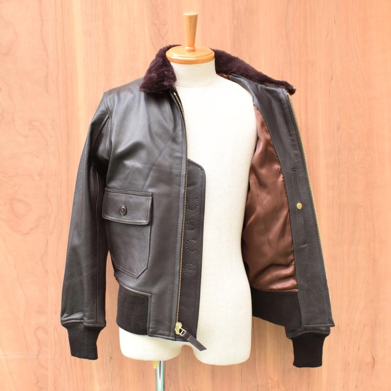 COOPER ORIGINAL by U.S.WINGS(クーパーオリジナルバイユーエスウィングス)【MADE IN U.S.A】GOAT LEATHER G-1 FLIGHT JACKET / LEATHER JACKETの画像