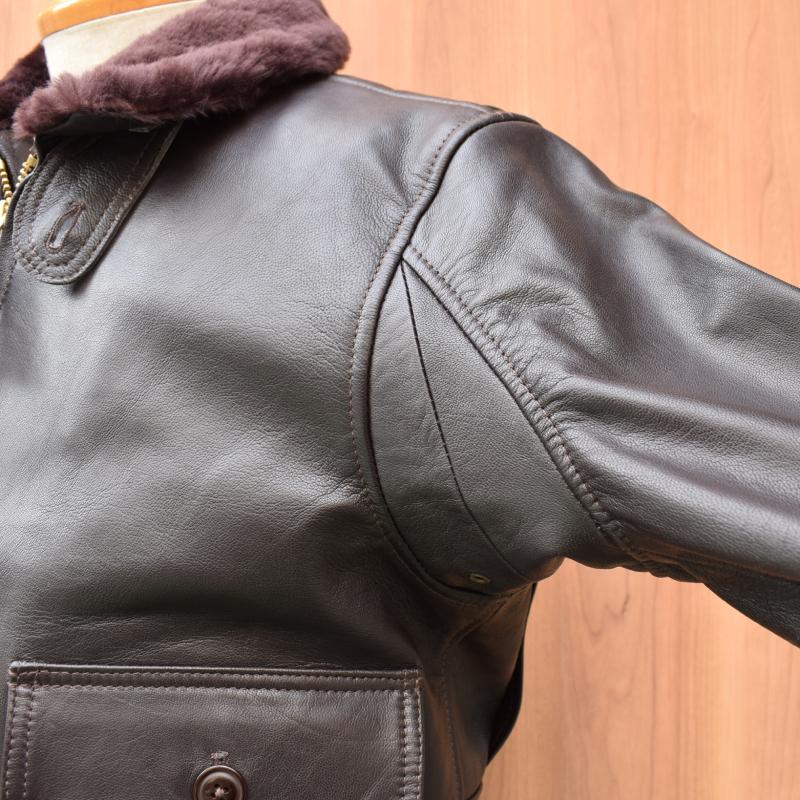 COOPER ORIGINAL by U.S.WINGS(クーパーオリジナルバイユーエスウィングス)【MADE IN U.S.A】GOAT LEATHER G-1 FLIGHT JACKET / LEATHER JACKETの画像